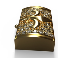 bracelet lock 16*10 mm - Thumbnail 2