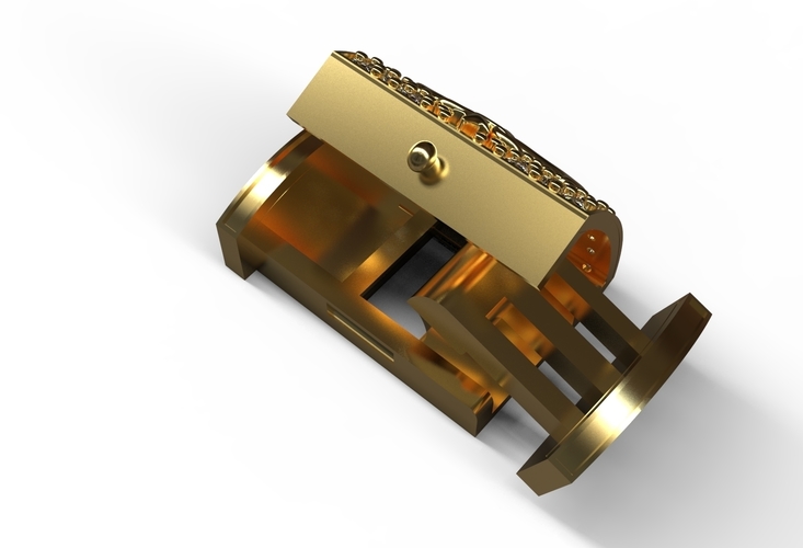 bracelet lock 16*10 mm 3D Print 470444