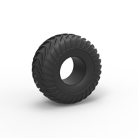 Diecast offroad tire 10 Scale 1 to 10 - Thumbnail 1