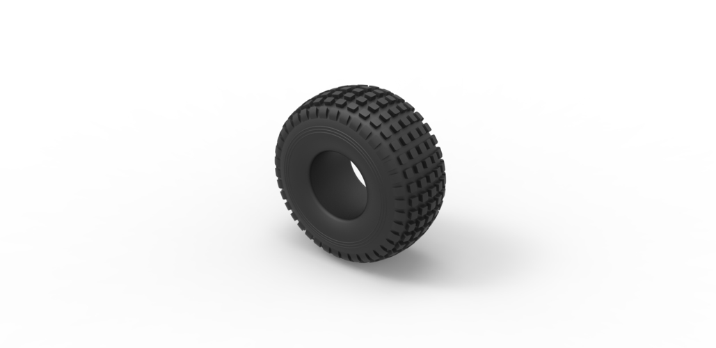 Diecast offroad tire 11 Scale 1 to 10 3D Print 470470