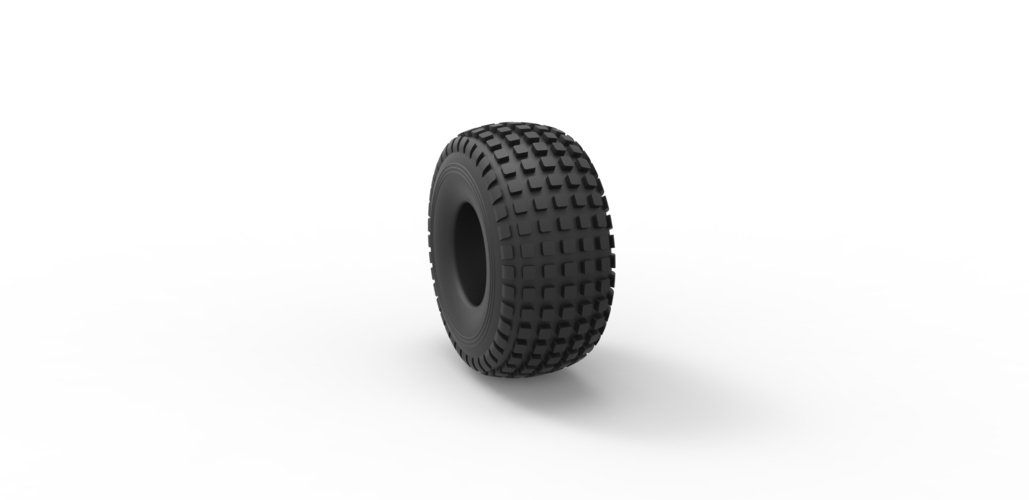 Diecast offroad tire 11 Scale 1 to 10 3D Print 470471