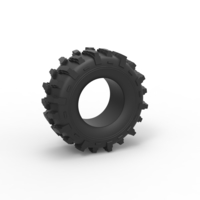 Diecast offroad tire 12 Scale 1 to 25 - Thumbnail 1