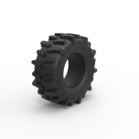 Diecast offroad tire 12 Scale 1 to 25 - Thumbnail 2