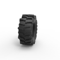 Diecast offroad tire 12 Scale 1 to 25 - Thumbnail 3
