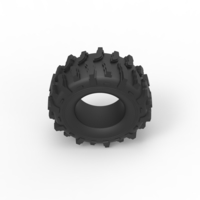 Diecast offroad tire 12 Scale 1 to 25 - Thumbnail 6