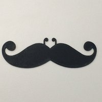 Small ​Movember Mustache 3D Printing 47048