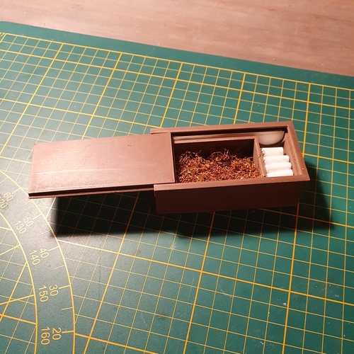 rolled cigarette box  3D Print 470495