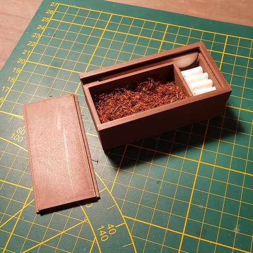 rolled cigarette box  3D Print 470497