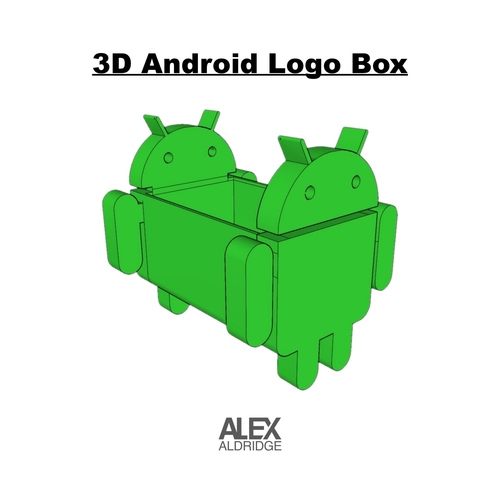 3D Android Logo Box