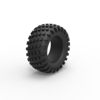 Diecast offroad tire 14 Scale 1 to 25 - Thumbnail 2