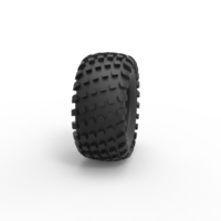Diecast offroad tire 14 Scale 1 to 25 - Thumbnail 3
