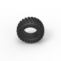 Diecast offroad tire 14 Scale 1 to 25 - Thumbnail 6
