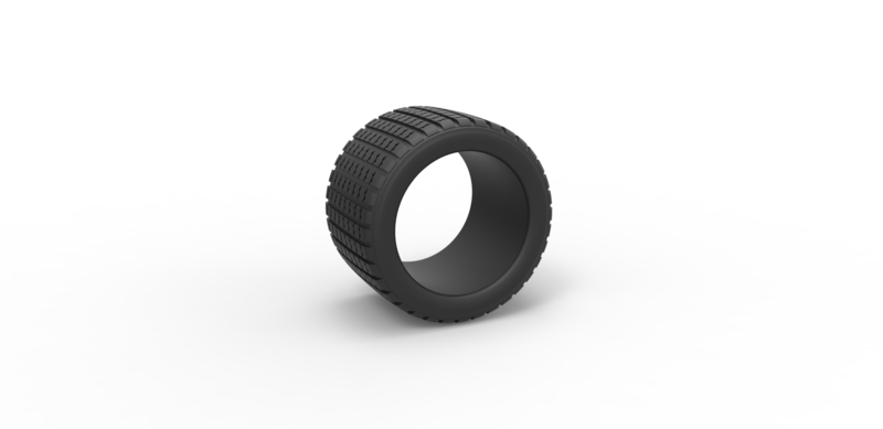 Diecast offroad tire 16 Scale 1 to 10