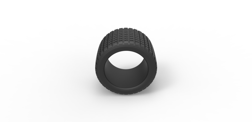 Diecast offroad tire 16 Scale 1 to 10 3D Print 470522