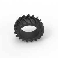 Diecast offroad tire 17 Scale 1 to 25 - Thumbnail 6