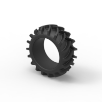 Diecast offroad tire 17 Scale 1 to 25 - Thumbnail 7