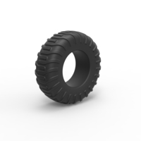 Diecast offroad tire 18 Scale 1 to 25 - Thumbnail 2