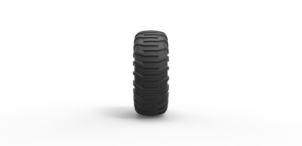 Diecast offroad tire 18 Scale 1 to 25 3D Print 470579