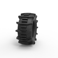 Diecast offroad tire 19 Scale 1 to 25 - Thumbnail 3