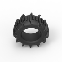 Diecast offroad tire 19 Scale 1 to 25 - Thumbnail 6