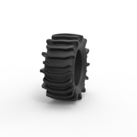 Diecast offroad tire 21 Scale 1 to 25 - Thumbnail 3