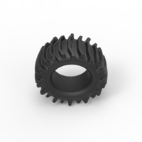 Diecast offroad tire 21 Scale 1 to 25 - Thumbnail 6