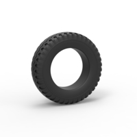Diecast offroad tire 23 Scale 1 to 10 - Thumbnail 1