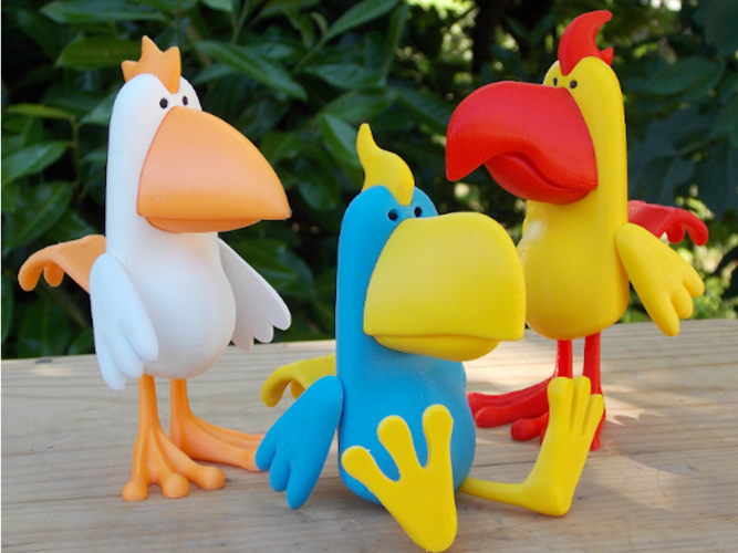 the chickens 3D Print 470886