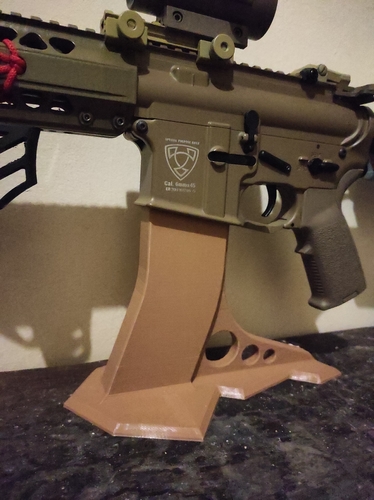 M4/AR15 DISPLAY STAND FOR AIRSOFT GUNS AEG