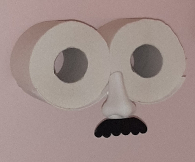Toilet Roll Face Holder Storage