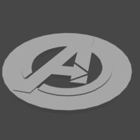Small Avengers Coaster  3D Printing 471454