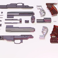 CYBERPUNK 2077 - Malorian Arms 3516 Replica - JOHNNY SILVERHAND - Thumbnail 2