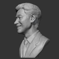 Salesman bust 3D print model - Thumbnail 6
