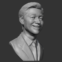 Salesman bust 3D print model - Thumbnail 9