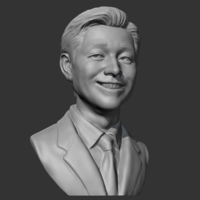 Small Salesman bust 3D print model 3D Printing 471726