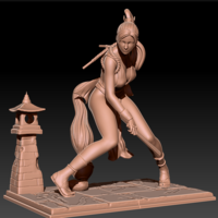 MAI SHIRANUI Figure  Cutted Version.  - Thumbnail 3