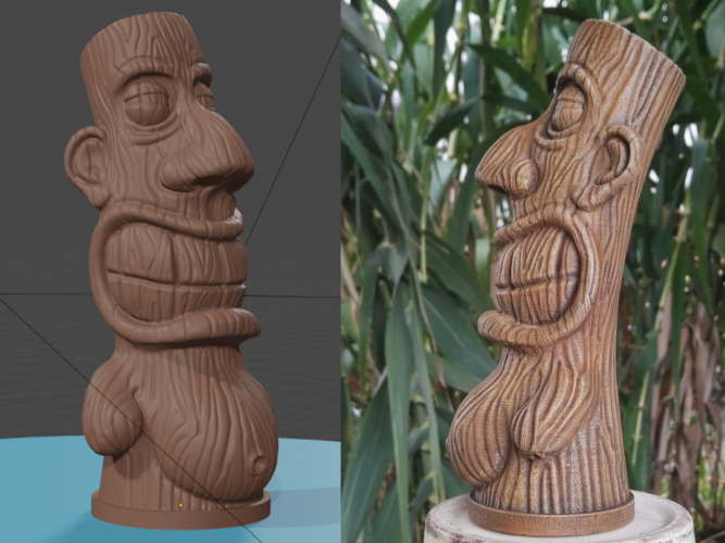 The little Tiki 3D Print 471791