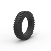 Diecast military tire 2 Scale 1 to 10 - Thumbnail 2