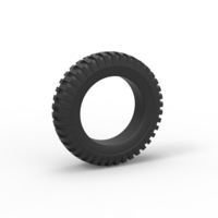 Diecast military tire 3 Scale 1 to 10 - Thumbnail 1