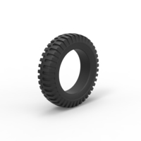 Diecast military tire 3 Scale 1 to 10 - Thumbnail 2
