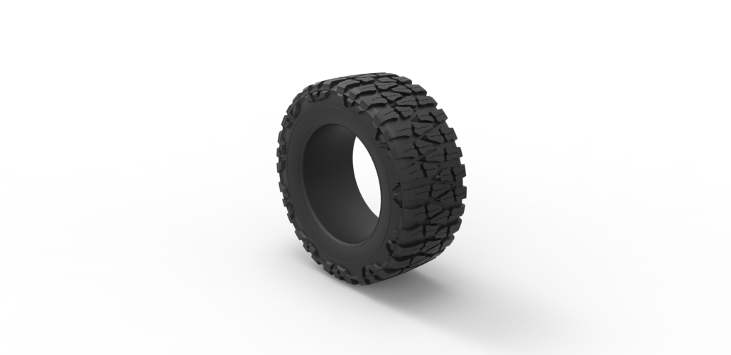 Diecast Mud grappler Nitto tire Scale 1 to 10 3D Print 471845