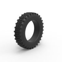 Diecast offroad tire 27 Scale 1 to 10 - Thumbnail 2