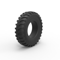 Diecast military truck tire 3 Scale 1 to 10 - Thumbnail 2