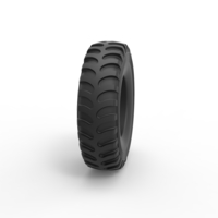 Diecast military truck tire 3 Scale 1 to 10 - Thumbnail 3