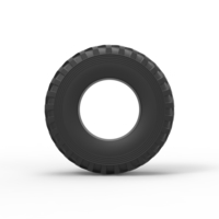 Diecast military truck tire 3 Scale 1 to 10 - Thumbnail 5