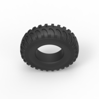 Diecast military truck tire 3 Scale 1 to 10 - Thumbnail 6