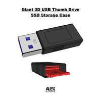 Small Giant 3D USB Thumb Drive SSD Storage Case 3D Printing 472073