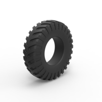 Diecast military truck tire 4 Scale 1 to 10 - Thumbnail 2