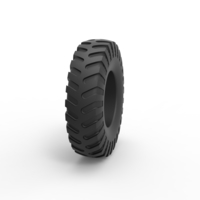 Diecast military truck tire 4 Scale 1 to 10 - Thumbnail 3