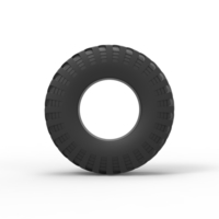 Diecast military truck tire 4 Scale 1 to 10 - Thumbnail 5